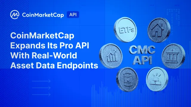 CoinMarketCap улучшает Pro API с данными о реальных активах
