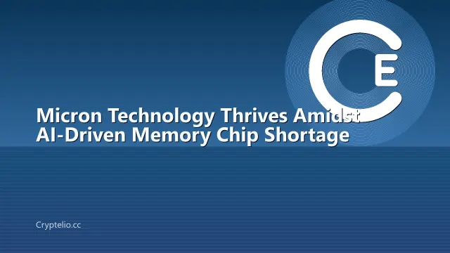 Micron Technology Thrives Amidst AI-Driven Memory Chip Shortage
