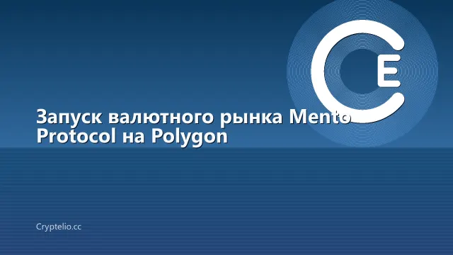 Запуск валютного рынка Mento Protocol на Polygon