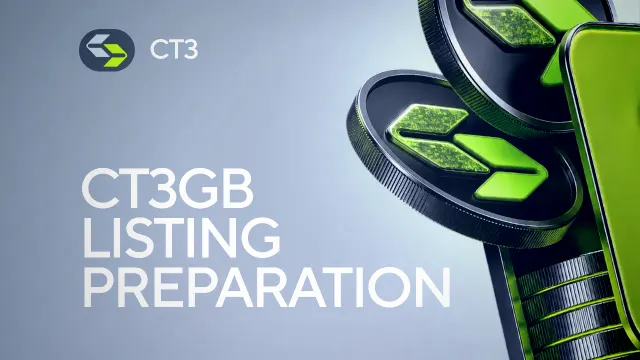 CT3 beginnt mit den Vorbereitungen für den Launch des CT3GB Tokens und die Entwicklung des Ökosystems