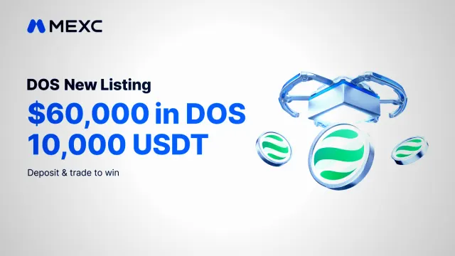 MEXC listet DAPPOS (DOS) mit 60.000 $ Airdrop-Belohnungen
