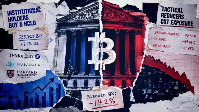 Bitcoins Verkaufsdruck im Q2: Institutionelle Bestände steigen trotz Marktturbulenzen