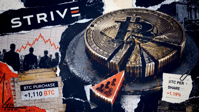 Strive Adquiere 1,110 Bitcoin, Accionistas Ven Mínima Aumento en Rendimiento