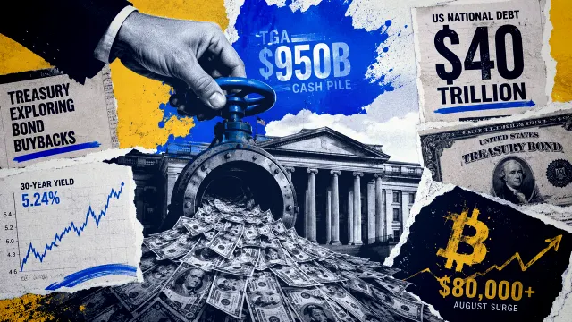 Bitcoin über 80.000 $ gestiegen, während das US-Finanzministerium Anleihenrückkäufe plant