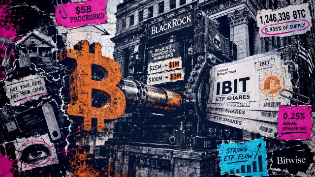 BlackRock y Bitwise Reducen los Mínimos de Conversión de Bitcoin, Abriendo Puertas a Más Inversores