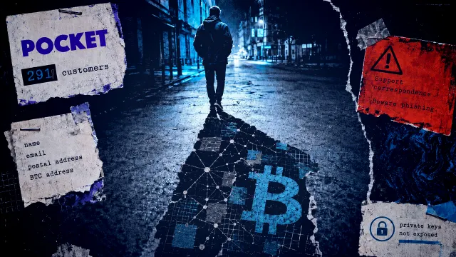Pocket Bitcoin-Datenpanne enthüllt Identitäten von 291 Nutzern durch Wallet-Aktivitäten