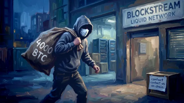 Angebliche White-Hat-Hacker ziehen 320 Millionen Dollar aus Blockstreams Liquid Network ab