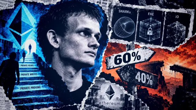Vitalik Buterin schätzt 60% Wahrscheinlichkeit für Durchbruch in der Kryptographie zur Verbesserung der Ethereum-Privatsphäre