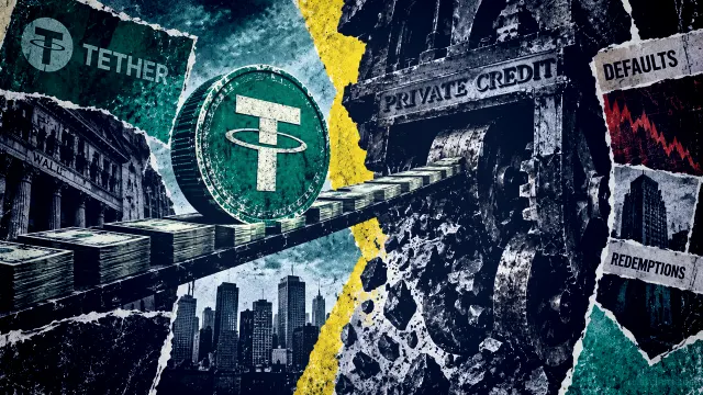 Tether erweitert USDT in den privaten Kreditmarkt angesichts steigender Ausfälle