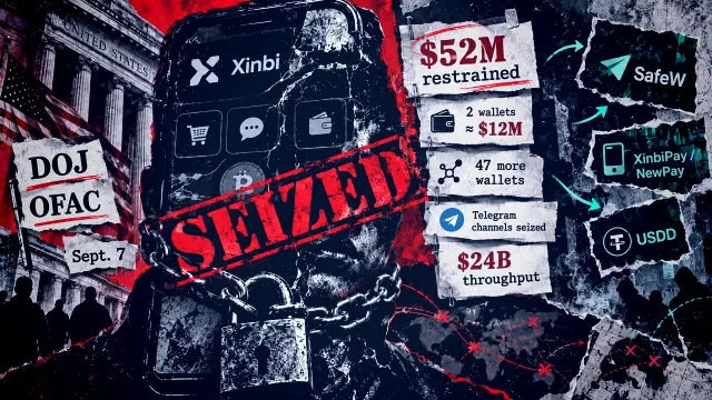 El Gobierno de EE. UU. Apunta al Mercado Negro de Criptomonedas Xinbi de $24 Mil Millones en una Gran Represión