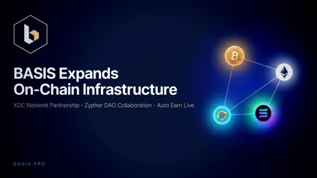 BASIS.pro geht Partnerschaft mit XDC Network und Zypher DAO ein, um On-Chain-Infrastruktur zu verbessern