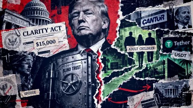 El apoyo de Trump a la regla de ética en criptomonedas genera preocupaciones sobre negocios familiares