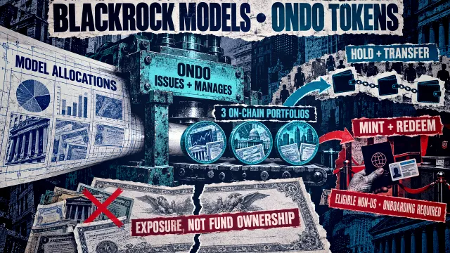 Ondo Finance Launches BlackRock-Backed Portfolio Tokens for Non-US Investors