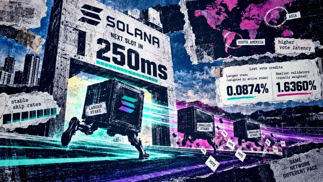 Studie der Solana-Validatoren zeigt Ungleichheiten bei Stimmcredits angesichts von Netzwerkgeschwindigkeitsänderungen