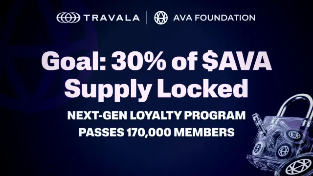 Travala's AVA Smart Programm übertrifft 170.000 Mitglieder, Ziel von 30% AVA-Versorgungssperre